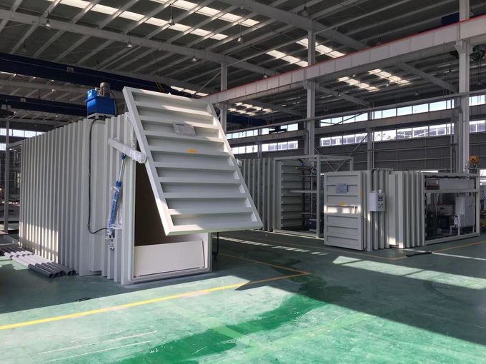 Комната контейнера управлением PLC 72KW R404A холодная с охладителем вакуума 0